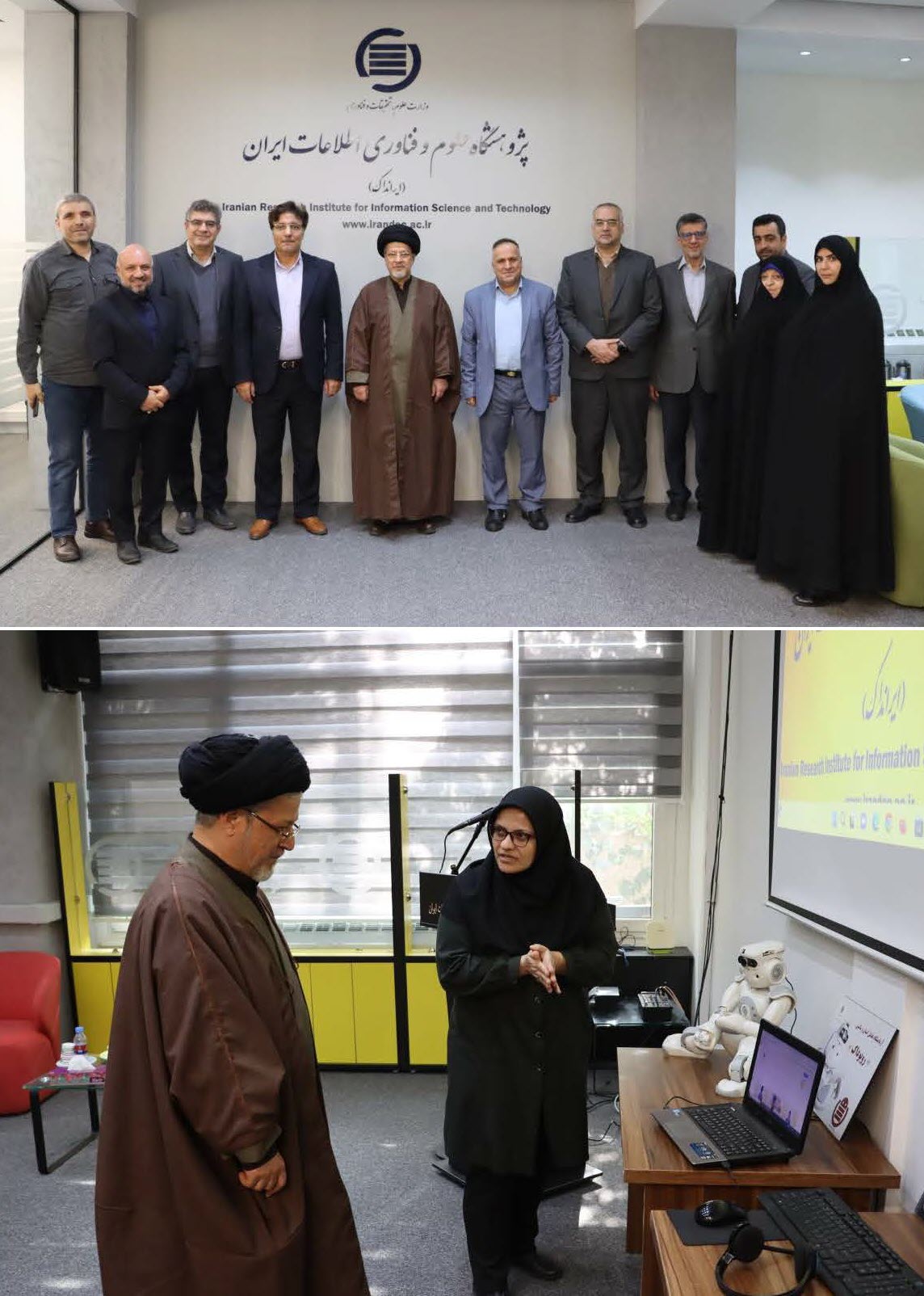 عضو شورای‌عالی انقلاب فرهنگی، از ایرانداک بازدید کرد