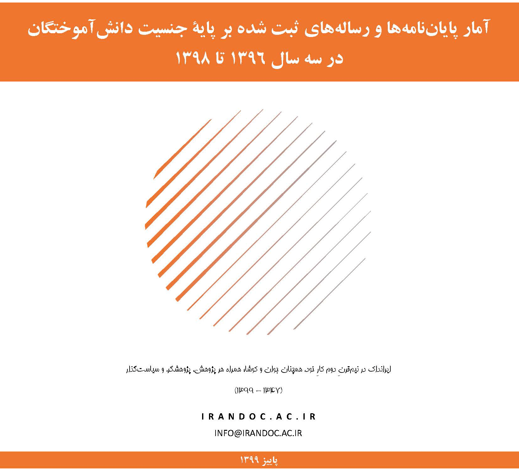 آمار پایان‌نامه‌ها و رساله‌های ثبت شده در ایرانداک بر پایه جنسیت دانش‌آموختگان منتشر شد