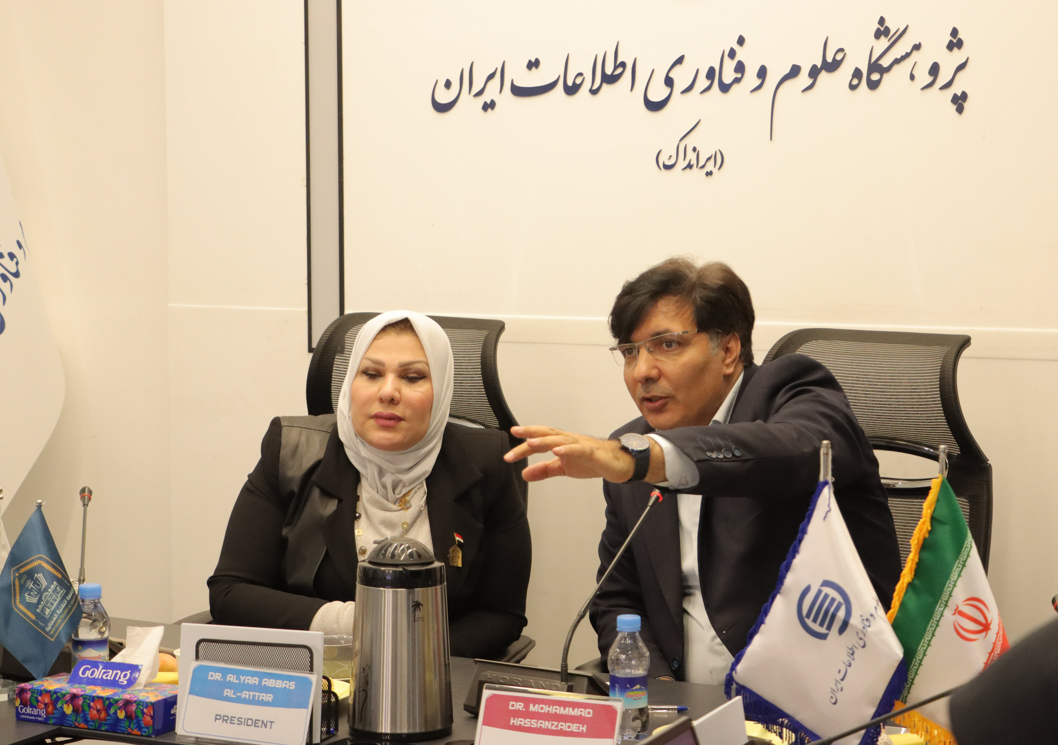 رئیس دانشگاه فنی شمالی عراق از ایرانداک بازدید کرد