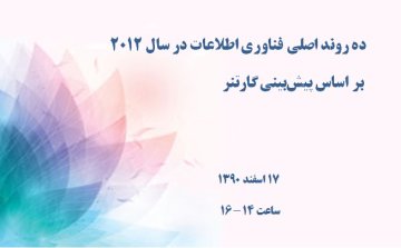 ده روند اصلی فناوری اطلاعات در سال 2012 بر اساس پیش‌بینی گارتنر