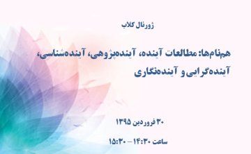 هم‌نام‌ها: مطالعات آینده،‌ آینده‌پژوهی،‌ آینده‌شناسی،‌ آینده‌گرایی و آینده‌نگاری