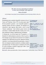 The Ethics of Science Journalism in Medicine:  a Science and Technology Studies Approach