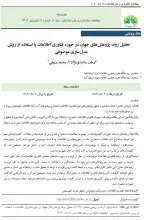 تحلیل روﻧﺪ ﭘﮋوﻫﺶ‌ﻫﺎی ﺟﻬﺎن در ﺣﻮزه ﻓﻨﺎوری اﻃﻼﻋﺎت ﺑﺎ اﺳﺘﻔﺎده از روش مدلسازی موضوعی