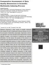 Comparative Assessment of Data Quality Dimensions in Scientific Multimedia Indexing Process