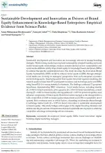 Sustainable Development and Innovation as Drivers of Brand Equity Enhancement in Knowledge-Based Enterprises: Empirical Evidence from Science Parks