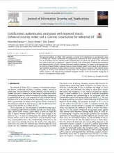 Certificateless authenticated encryption with keyword search: Enhanced security model and a concrete construction for industrial IoT
