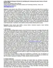 A Mixed Methods Research Scheme for Identifying the Contextual Success Factors of Social Network Sites