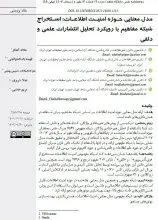 مدل معنایی حوزه امنیت اطلاعات: استخراج شبکه مفاهیم با رویکرد تحلیل انتشارات علمی و دلفی