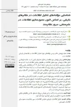 شناسایی مولفه های تحلیل اطلاعات در نظام‌های بازیابی، بر اساس فنون مصورسازی اطلاعات در علم‌سنجی: مرور نظام‌مند