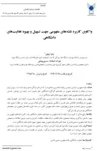 واکاوی کاربرد نقشه های مفهومی جهت تسهیل و بهبود فعالیت های دانشگاهی
