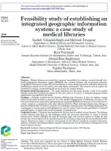 Feasibility study of establishing an integrated geographic information system: a case study of medical libraries