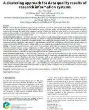 A clustering approach for data quality results of research information systems