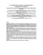 Cost and Delay Time Analytics in OR: A Simulation-based Approach