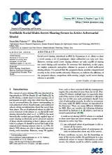 Verifiable Social Multi-Secret Sharing Secure in Active Adversarial Model