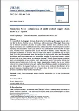 Simulation based optimization of multi-product supply chain under a JIT system