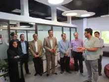 رییس دانشکده مهندسی صنایع دانشگاه صنعتی امیرکبیر از ایرانداک بازدید کرد