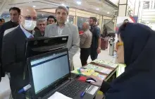 وزیر عتف از غرفه ایرانداک بازدید کرد