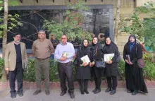 مدیر و کارشناسان کتابخانه فرهنگستان هنر از ایرانداک بازدید کردند