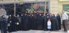 طلاب و استادان مدرسه علمیه نجمه خاتون (س) از ایرانداک بازدید کردند