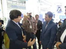 بازدید معاون عمران و توسعه امور شهری و روستایی وزارت کشور از غرفه ایرانداک