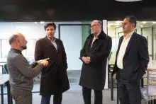 بازدید مدیران دفتر سیاست‌گذاری وزارت عتف از ایرانداک