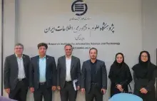 مدیرکل دفتر سیاست‌گذاری و برنامه‌ریزی امور پژوهشی وزارت عتف از ایرانداک بازدید کرد