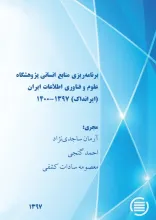 برنامه‌ریزی منابع انسانی پژوهشگاه علوم و فناوری اطلاعات ایران (ایرانداک) 1397-1400